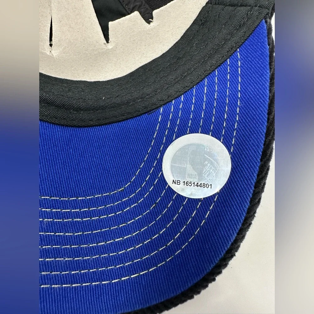 Indiana Pacers NBA Adidas Fitted Corduroy Hat L/XL Navy Blue White‎ Stitch